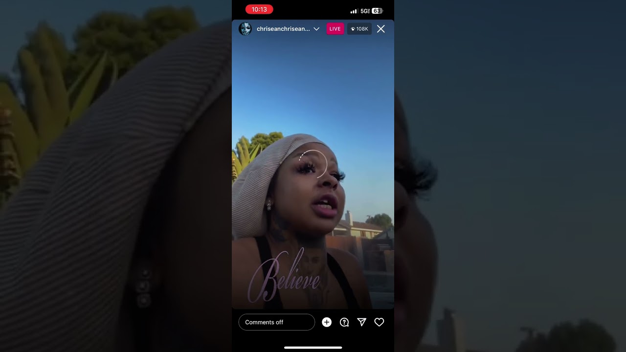 Chrisean Rock get emotional while discussing Blueface posting their babies Hernia .