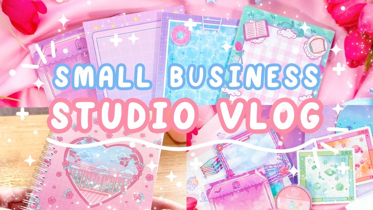 STUDIO VLOG #4 | Small Biz Organizing, Prepping MYSTERY bags, New Product Unboxing!