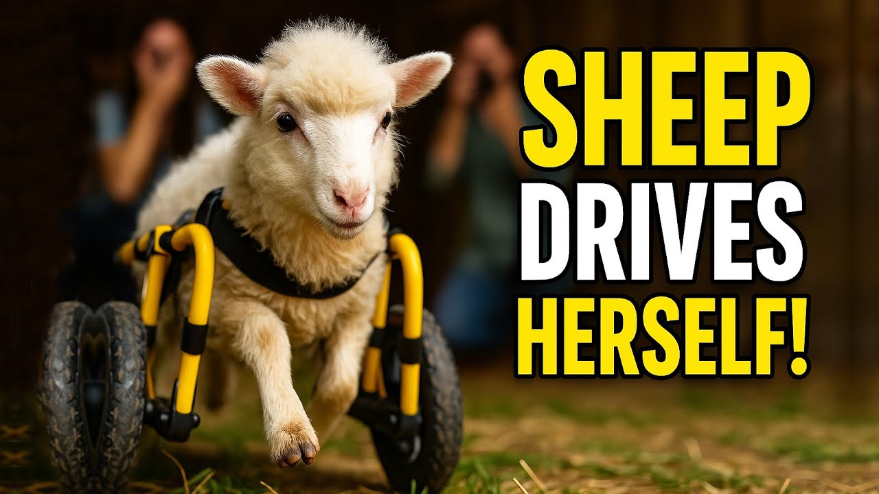 “Kiki the Sheep Drives Herself — Jaw-Dropping Independence!”