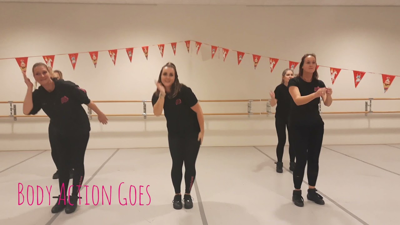Uno dos tres samen met Body Action Goes