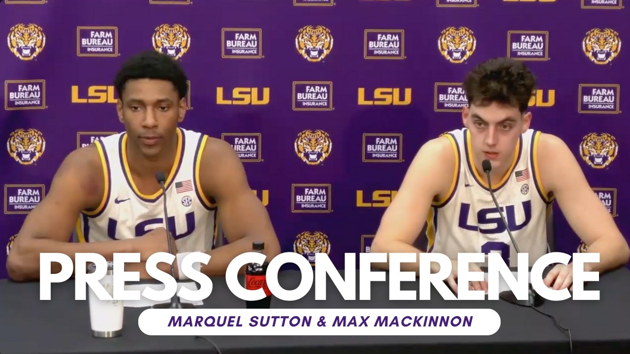 Marquel Sutton and Max Mackinnon Postgame Presser - Georgia
