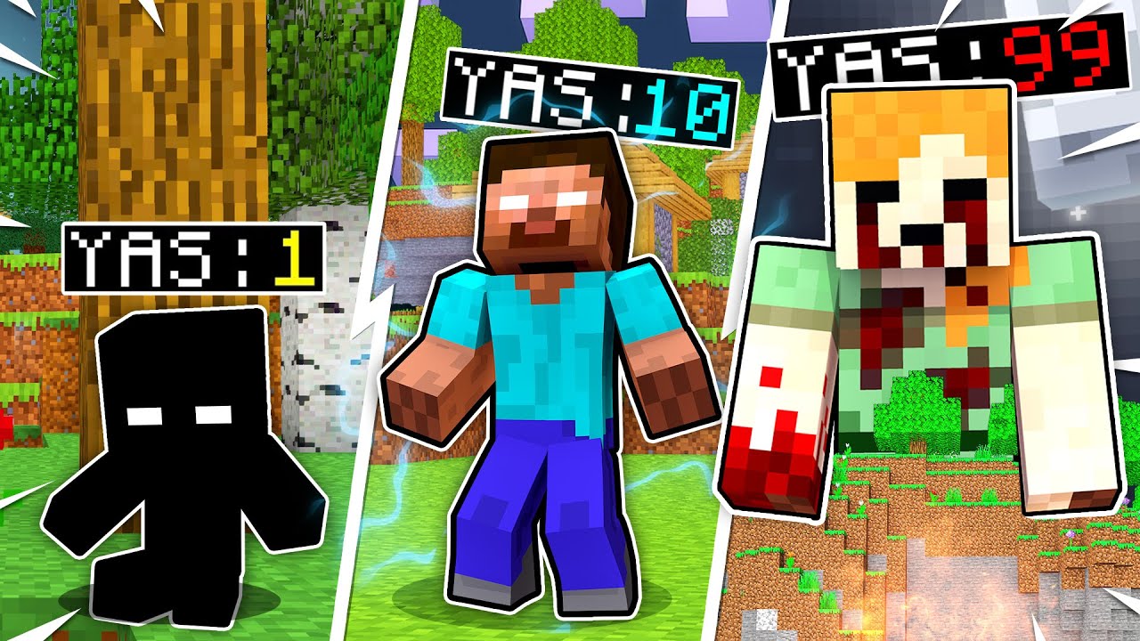 Minecraft'ta HER DAKİKA MİNECRAFT EFSANELERİNE DÖNÜŞÜYORUZ!!