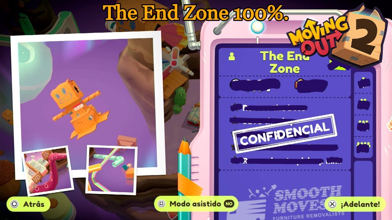 Moving Out 2 | Final del juego | The End Zone  | Trofeo No te bajes del tren.