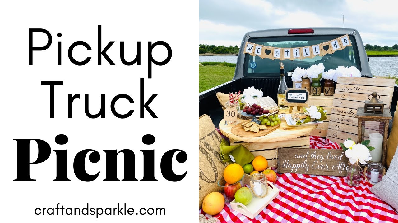 Pickup truck Picnic for Date Night