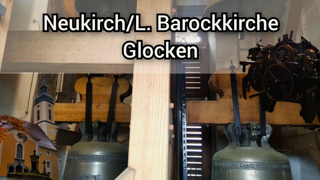 Neukirch/Lausitz (BZ): Die Glocken der ev. luth. Barockkirche (TURMAUFNAHME)