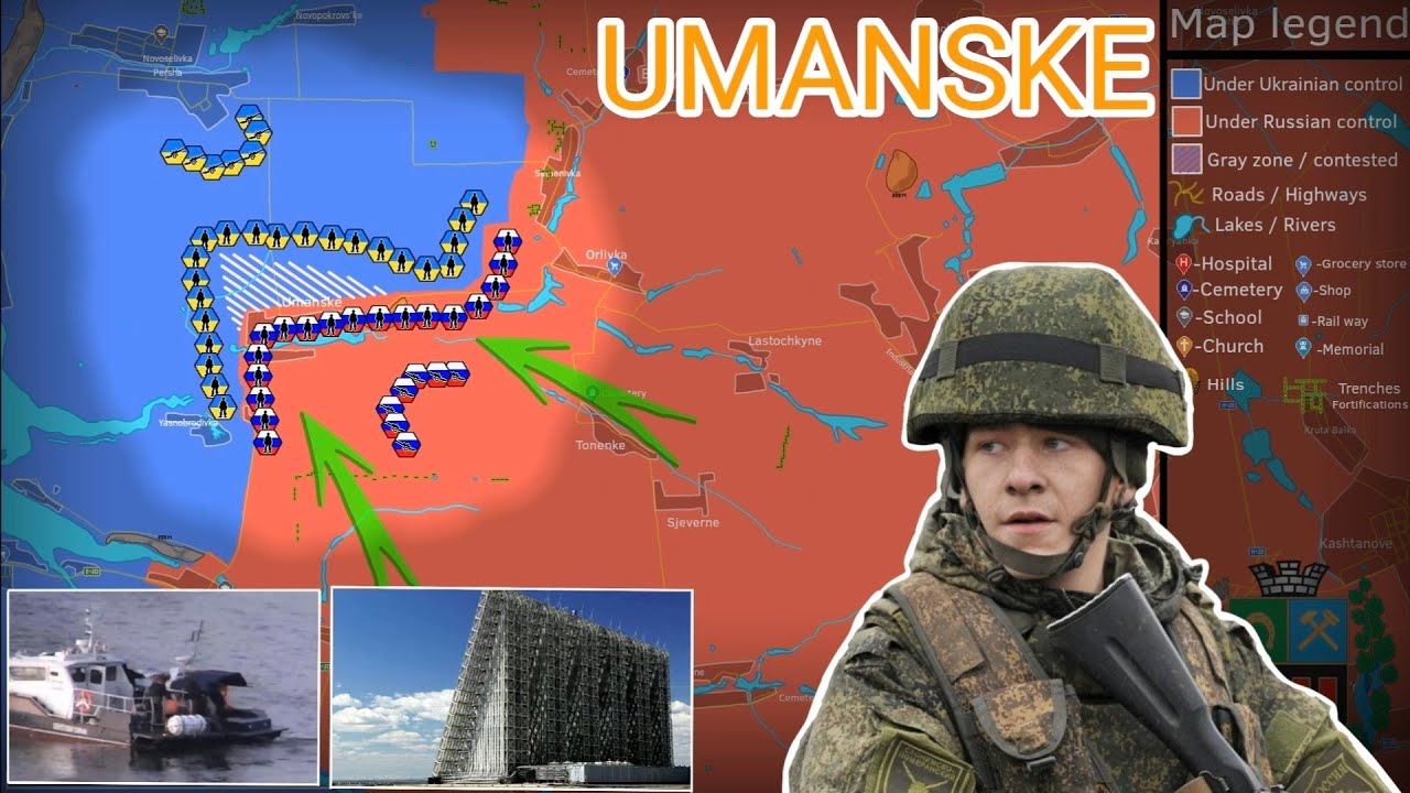 Russian forces advance in Umanske [ 27 May 2024]