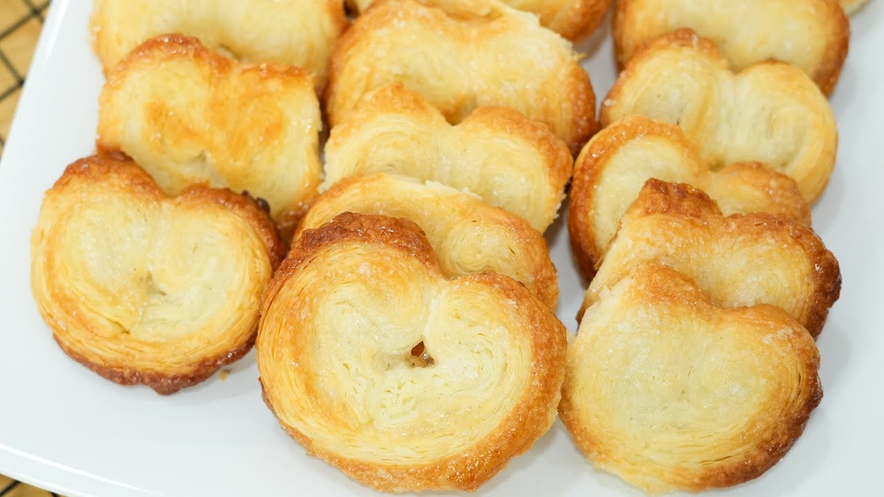 PALMIERS | Biscoito Delicioso com Apenas 2 Ingredientes!