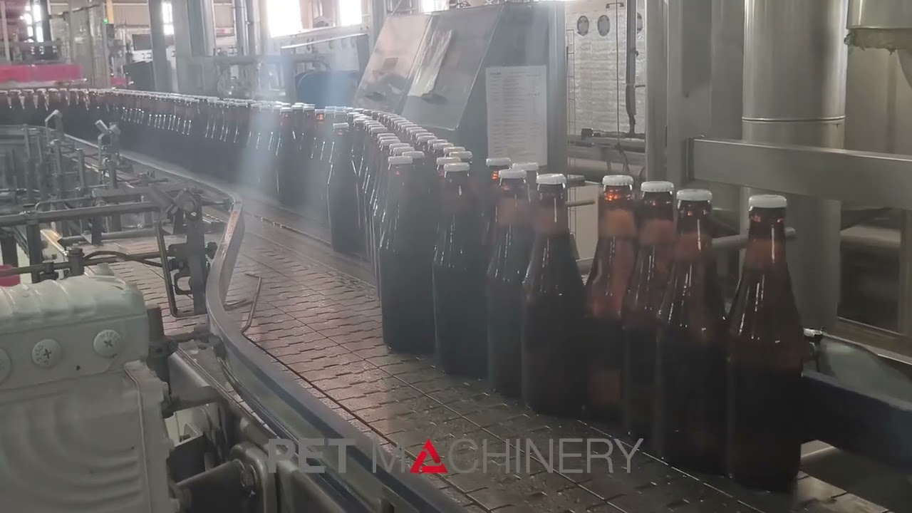 Krones Returnable Glass Bottling Line for Beer (2017)