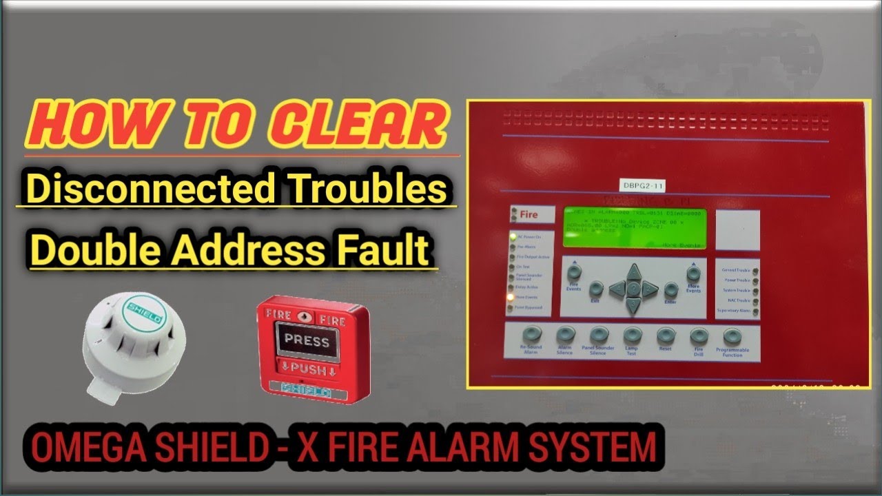 DISCONNECTED TROUBLE IN OMEGA SHIELD | DOUBLE ADDRESS IN OMEGA SHIELD | Fault को कैसे clear करें