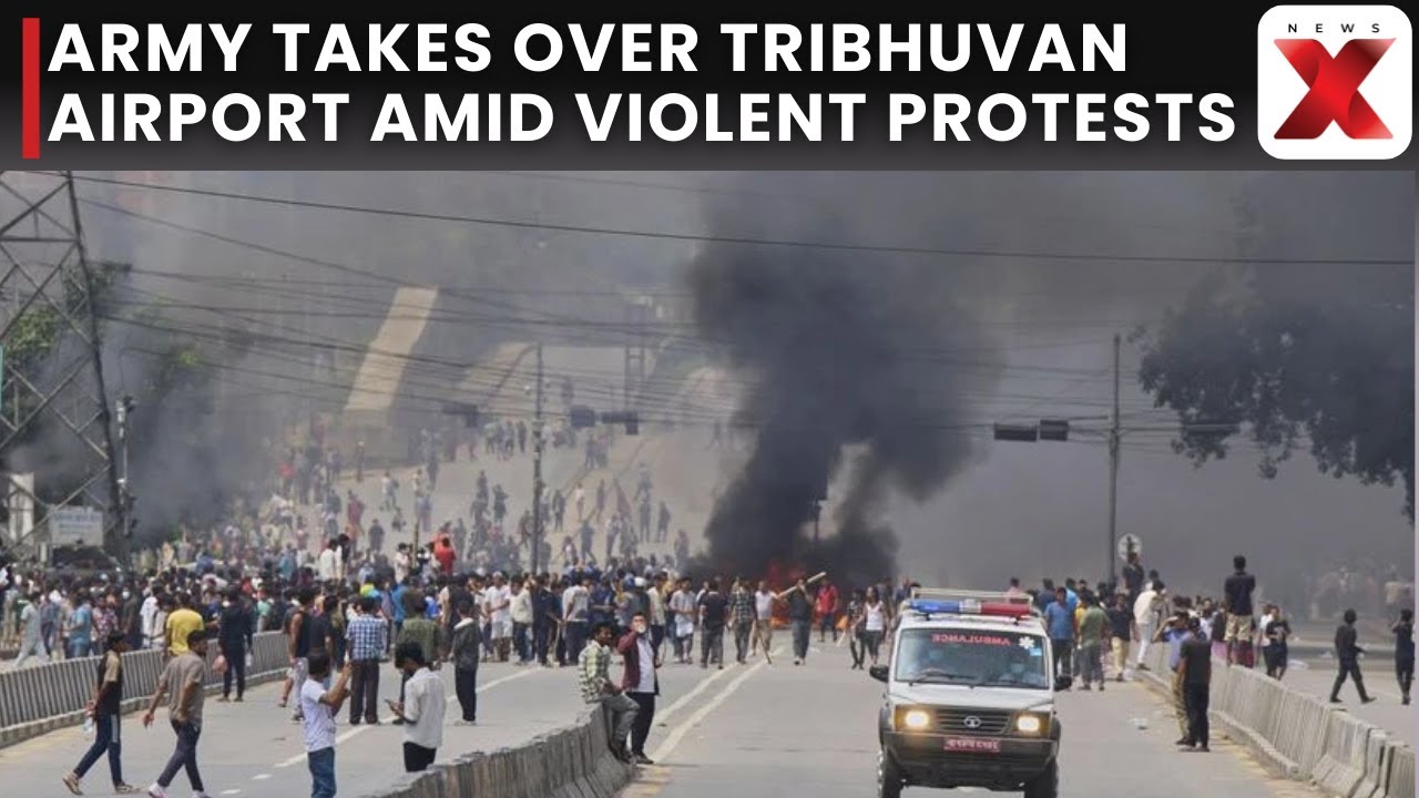 Nepal Protests: Nepal Army Takes Control of Airport, Secretariat Amid Protests; Flights Cancelled