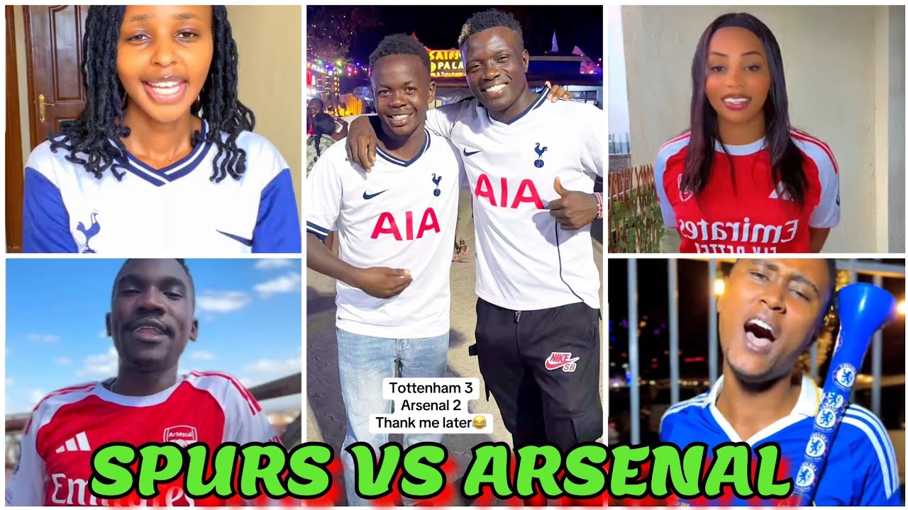 GENZ HILARIOUS REACTION ON TOTTENHAM VS ARSENAL IN THE PREMIER LEAGUE