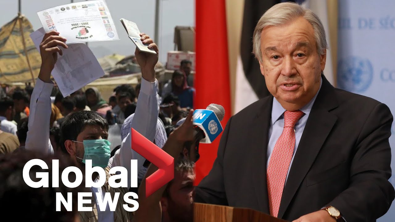 Afghanistan crisis: More than $1 billion in aid pledged as UN seeks emergency appeal | FULL