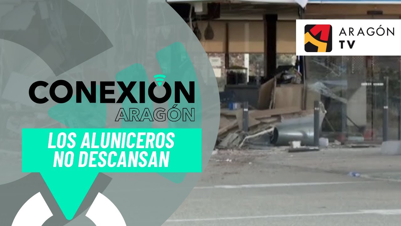 Los aluniceros no descansan en Aragón.