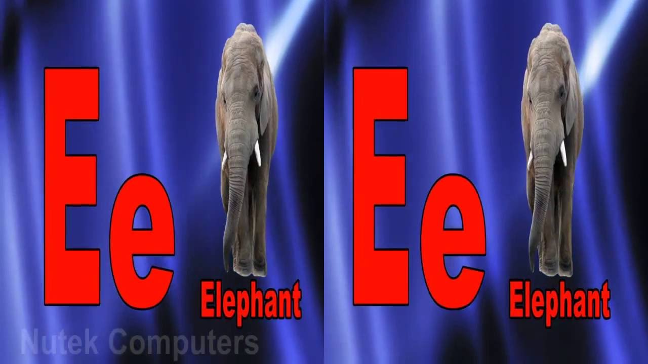 ABC in Stereo3D SBS Stereoscopic Educational Video 3D TV - Buy full version in HD