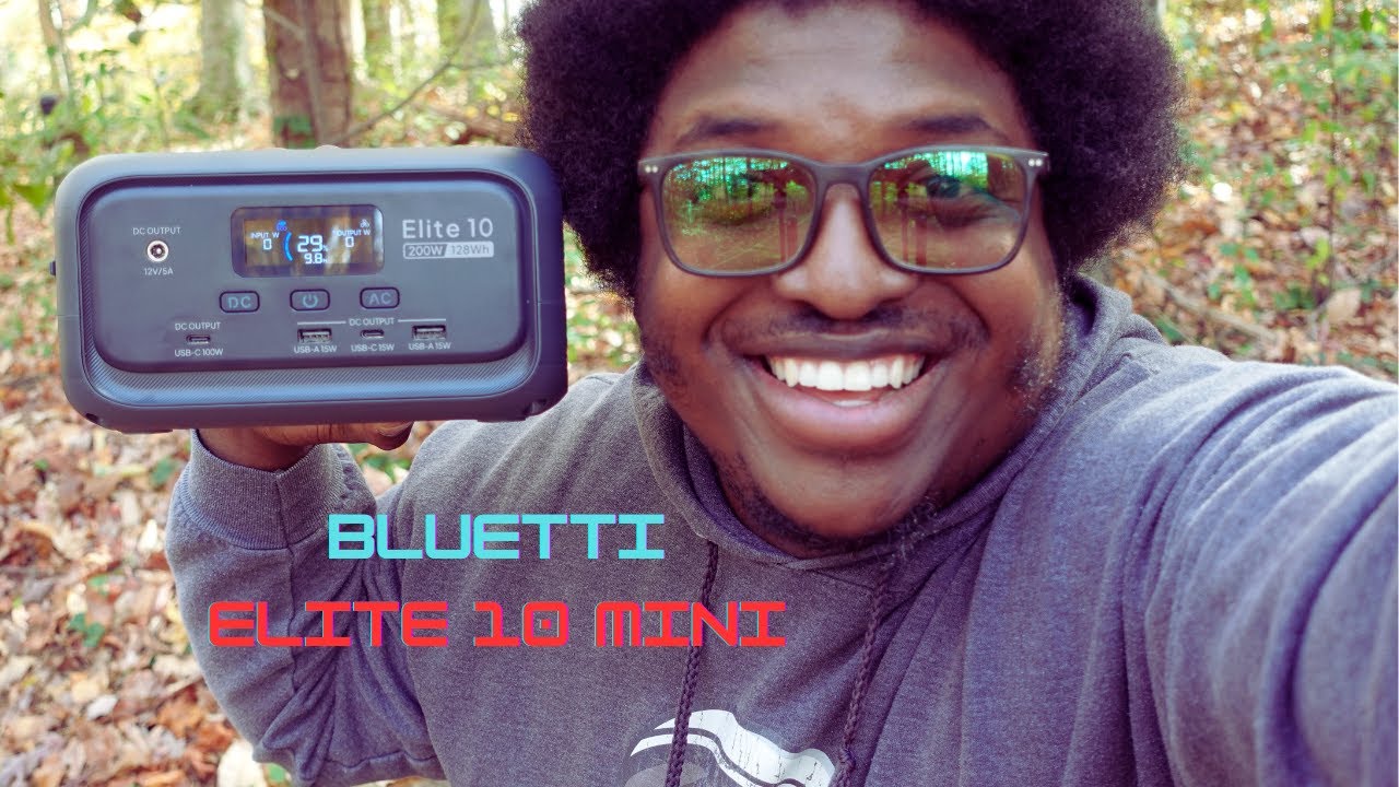 Обзор BLUETTI Elite 10 Mini: лучшая портативная электростанция на 128 Вт·ч для кемпинга, путешест...