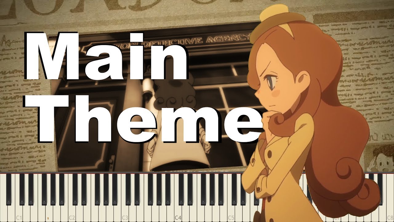 Layton's Mystery Journey - Main Theme Piano Cover (Katrielle and the Millionaires' Conspiracy)