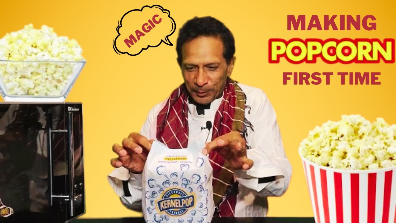 Hilarious Reactions as Tribal People Try to Make PopCorns in Microwave for First Time