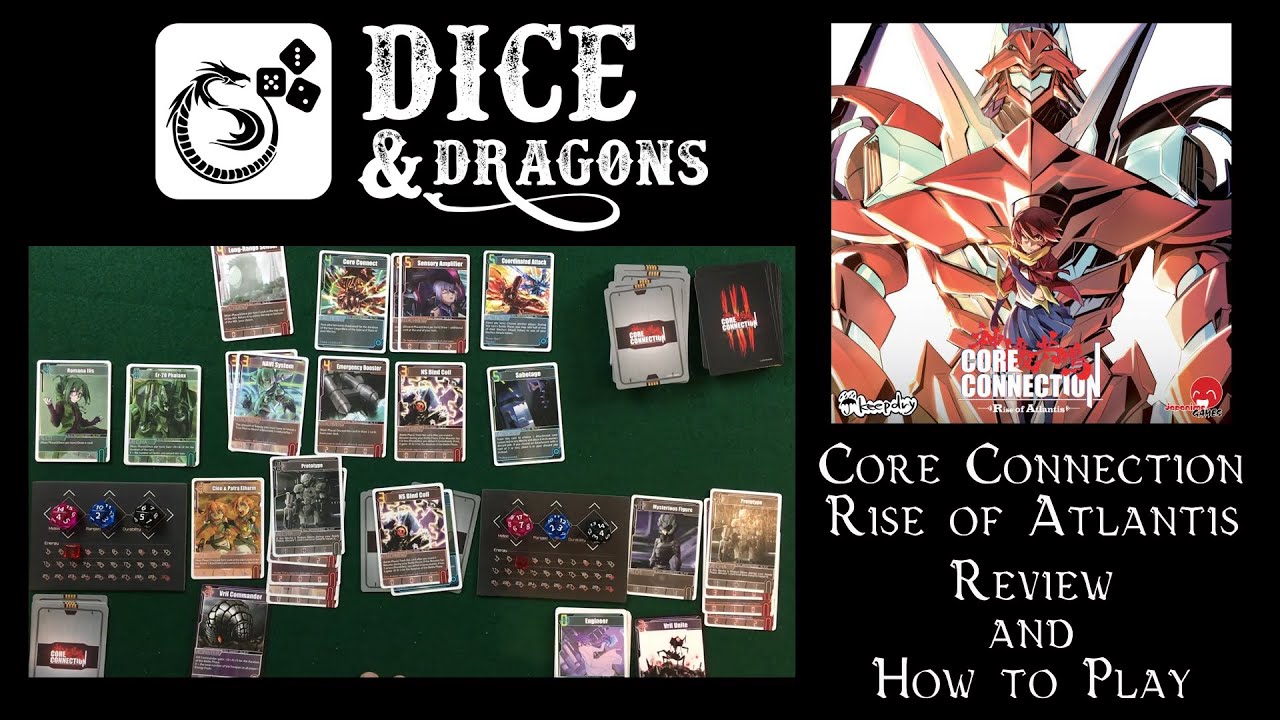 Dice and Dragons - Core Connection Rise of Atlantis Review and How To Play