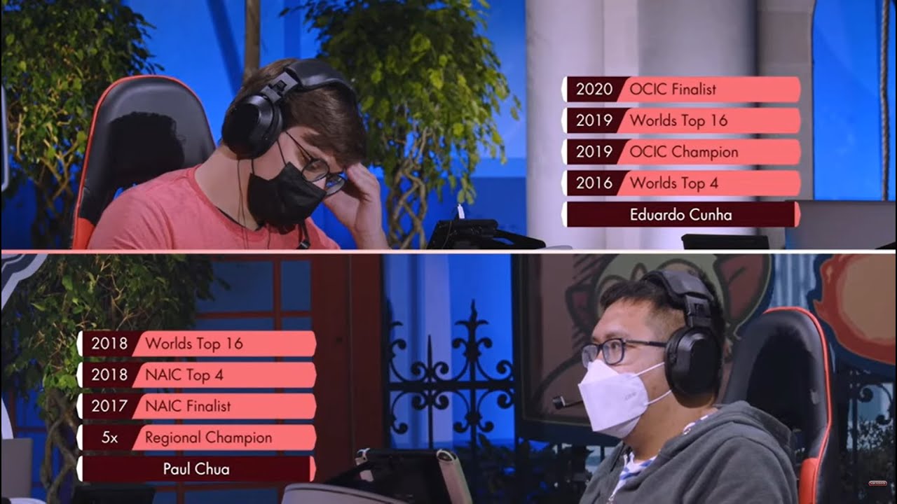 Чемпионат мира по Pok&eacute;mon 2022, VGC, Masters Division, полуфинал: Эдуардо Кунья против Пола Чуа, ...