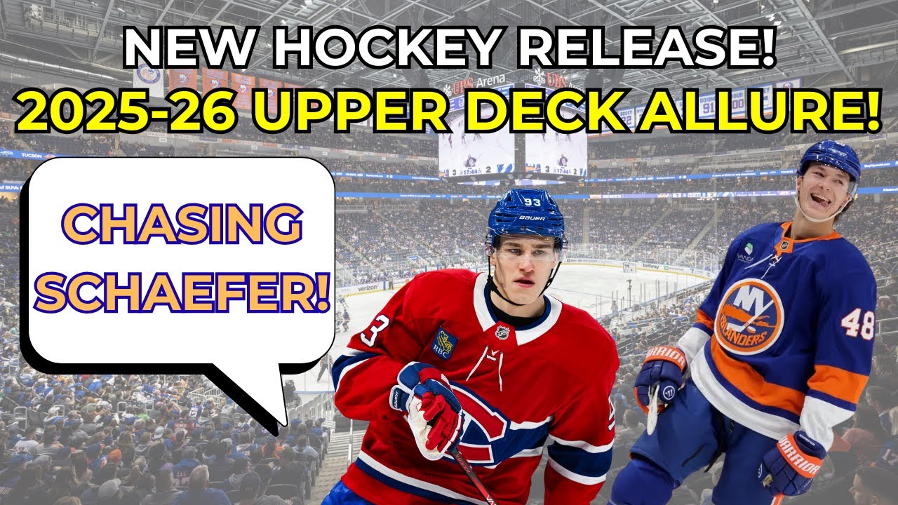 MATTHEW SCHAEFER CHASING! 🚨 (2) 2025-26 Upper Deck Allure Hockey Hobby Box!