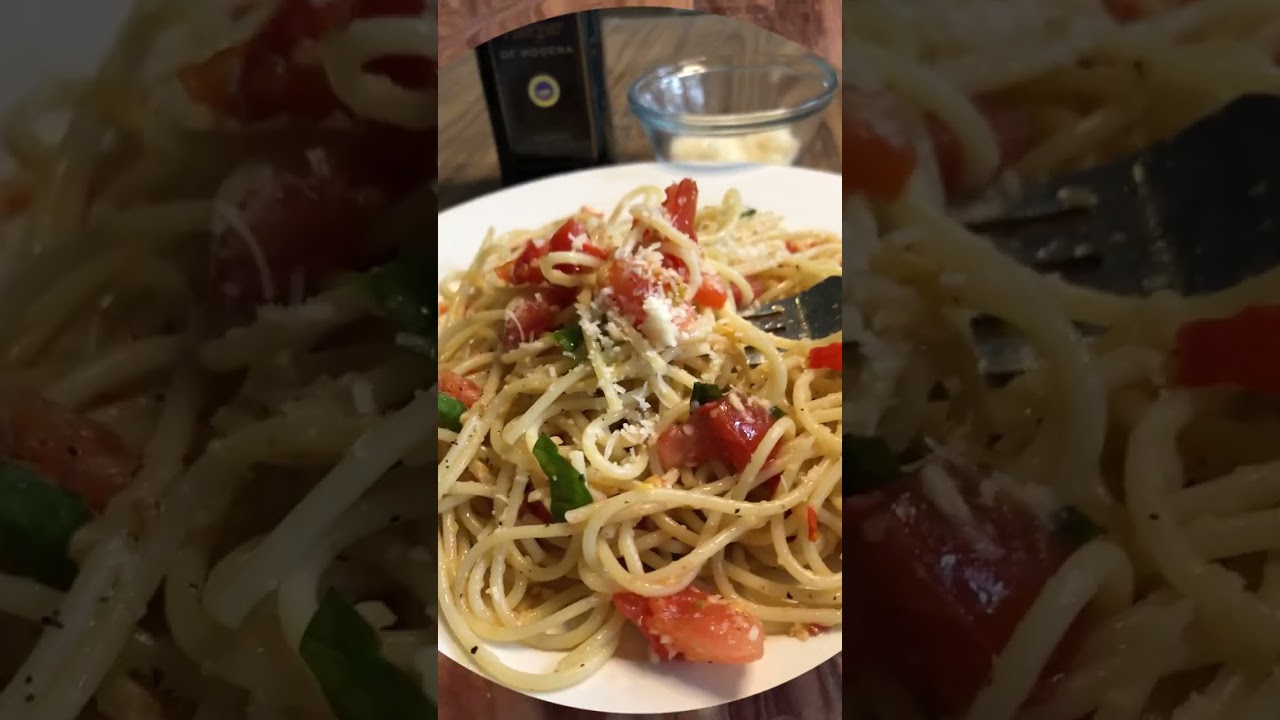 Pasta Alla Checca The PERFECT Summer Dish! #shorts