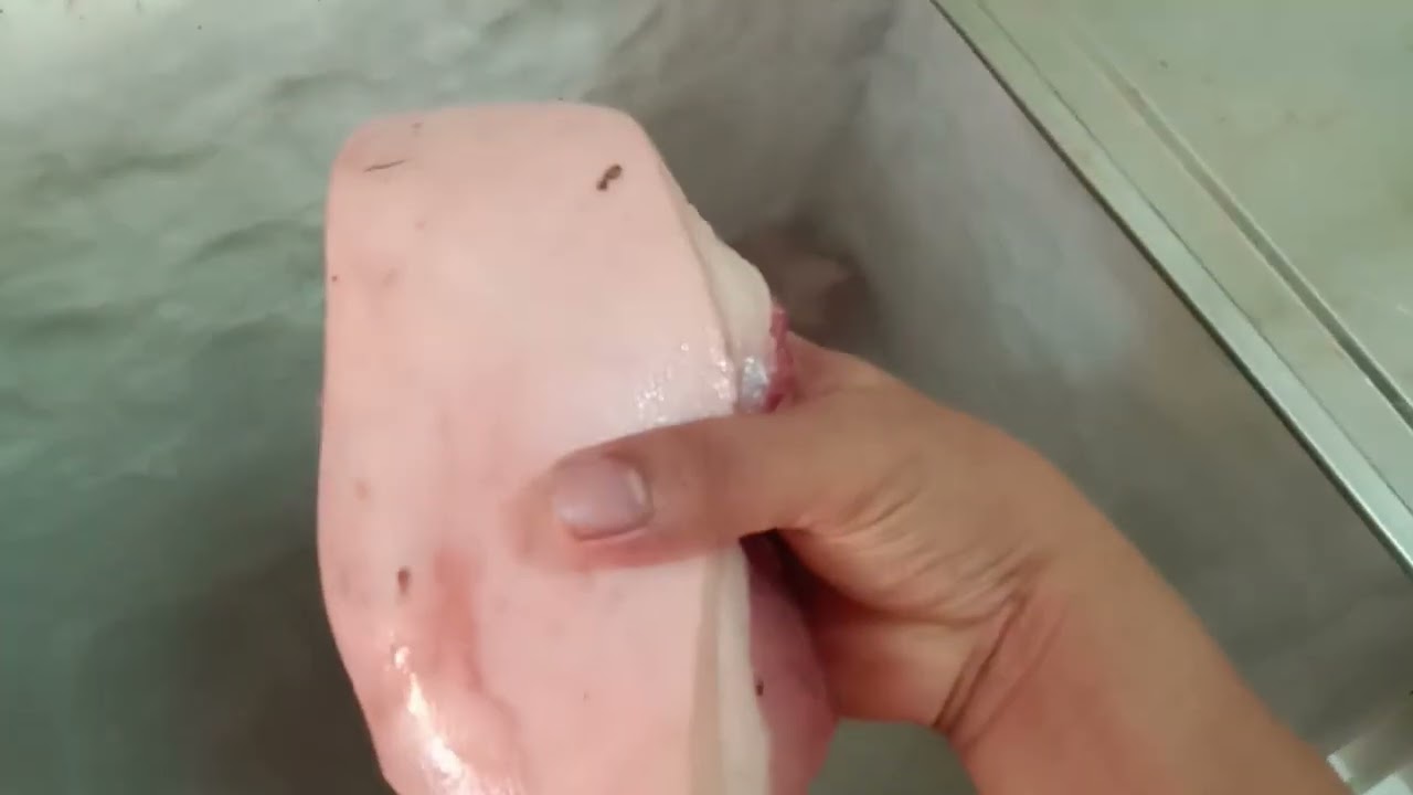 How to store a pork meat in the freezer/Buhay tindero...