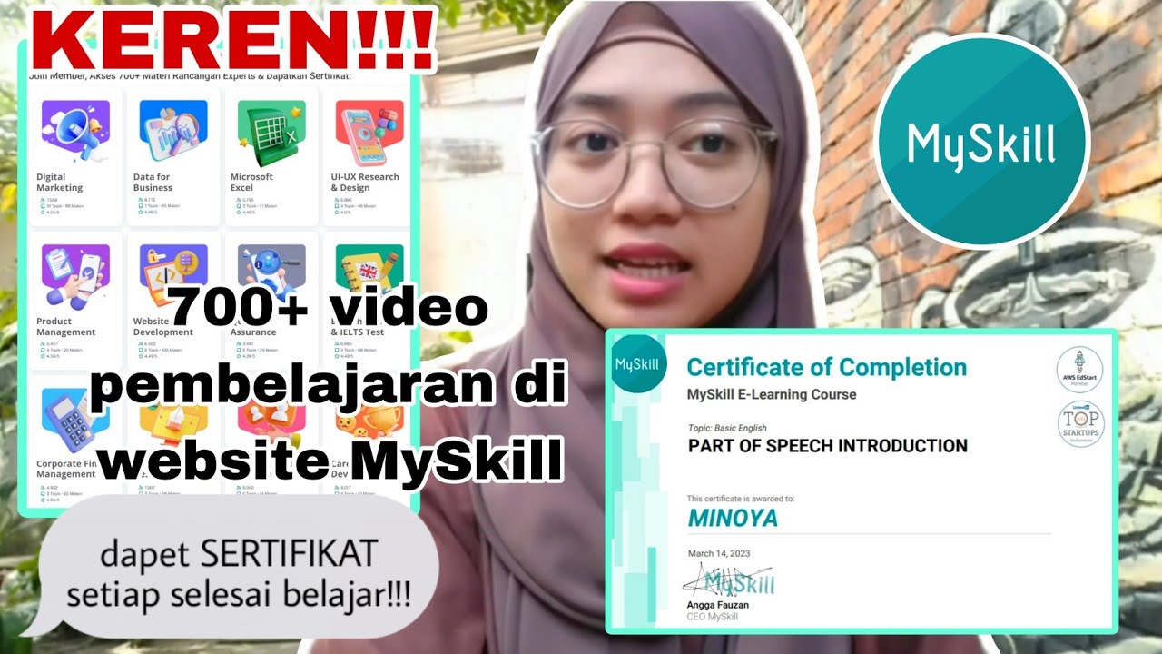 PLATFORM TERBAIK BUAT UPGRADE SKILL ❗REVIEW FITUR E-LEARNING MYSKILL ❗