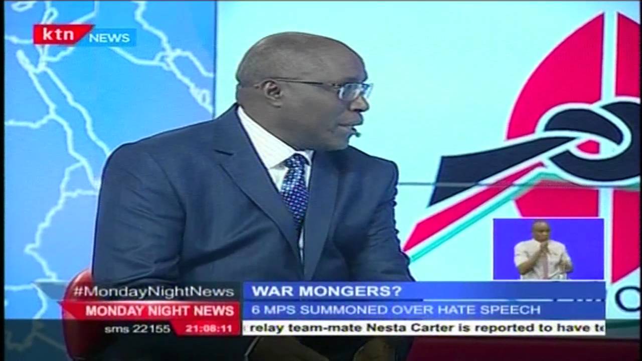 Monday Night Interview with NCIC commissioner  Prof. Gitile Naituli on rampant hate speech
