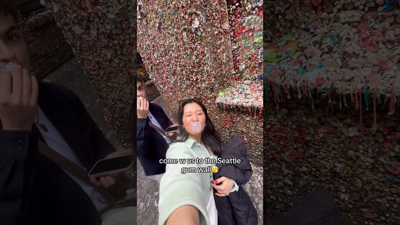 come w us to the Seattle gum wall!! 😎🫧 