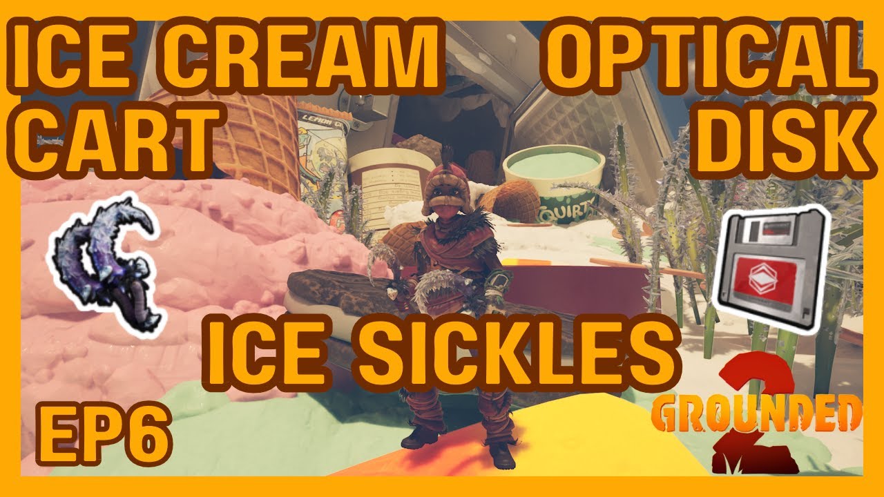 Как получить оптический диск Ice Sickles и Ice Cream Cart в Grounded 2
