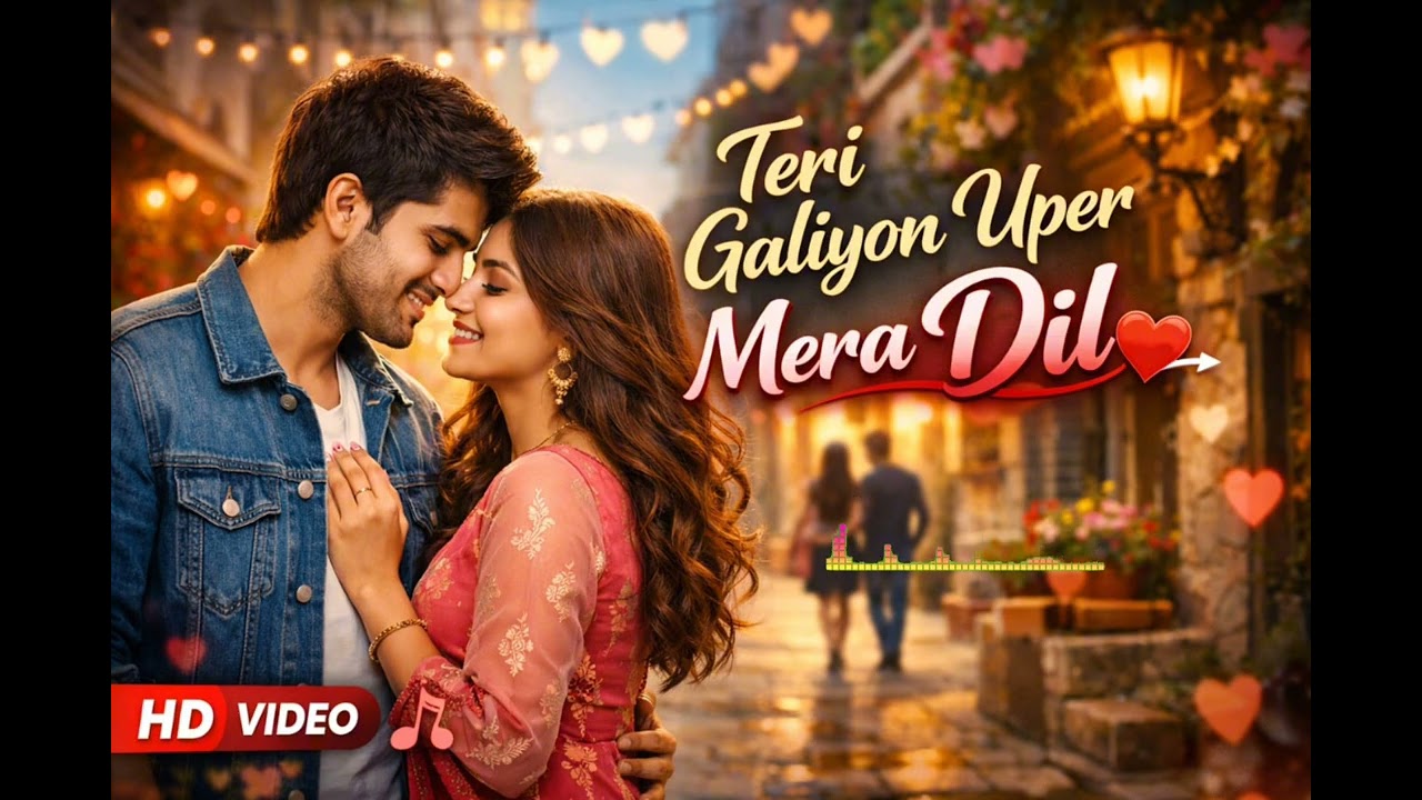 Teri Galiyon Upar Mera Dil | Romantic Love Song | Heart Touching Melody #HindiSong 