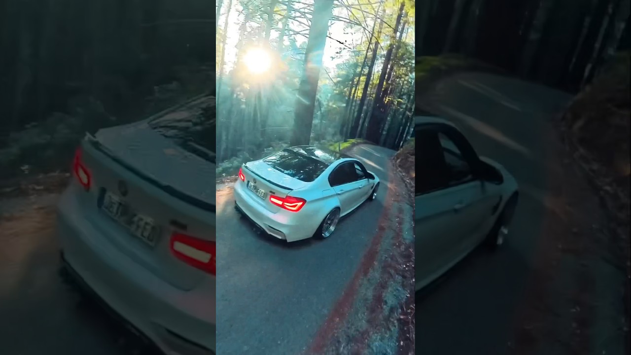 Insta360 x5 Epic BMW Flying Pull Out 1 Shot💥 see Results‼️ @insta360 #Insta360 #NoDroneNoProblem