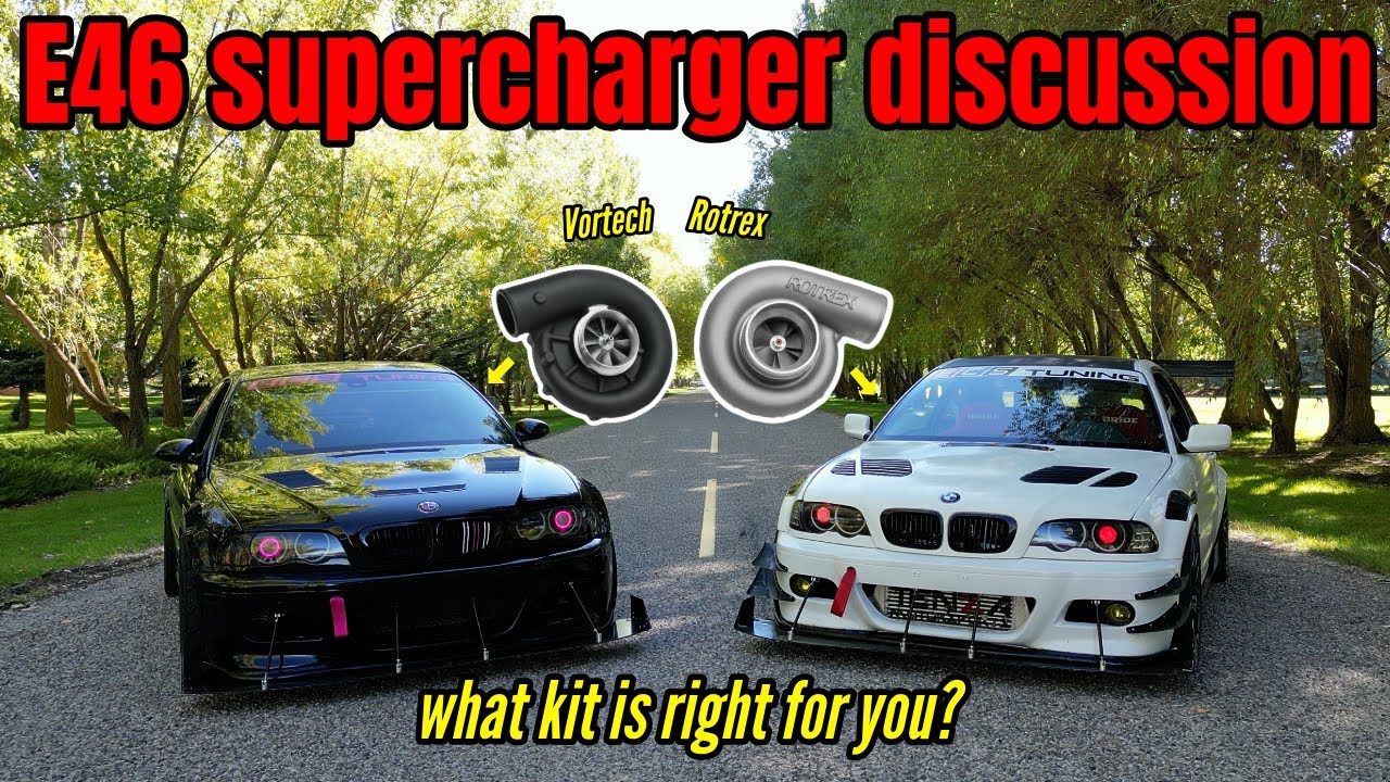 Какой нагнетатель лучше для BMW E46? Комплект Rotrex Active Autowerke против инженерного комплект...