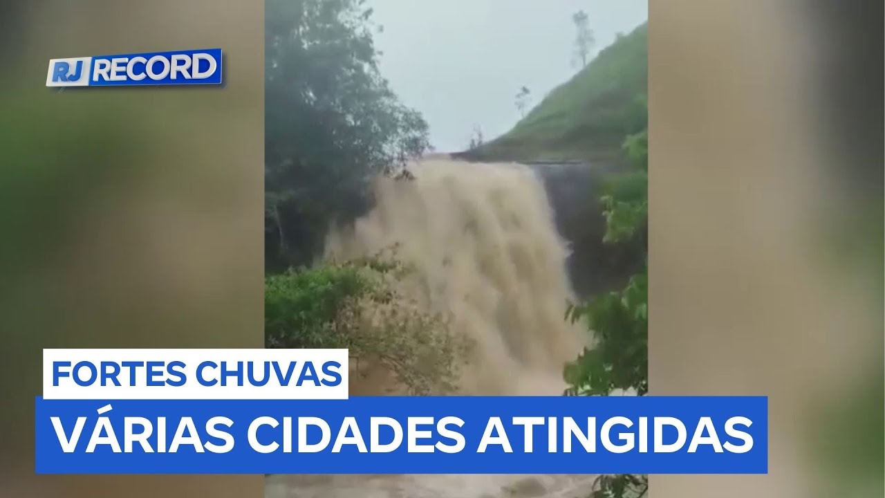 Temporal causa transtornos em diversas cidades do noroeste e da regi&atilde;o serrana do RJ