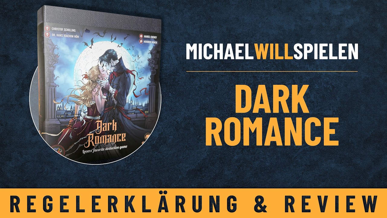 DARK ROMANCE – Regelerklärung und Review – Großartiges Social-Deduction-Spiel für ZWEI (!) Spieler 😵