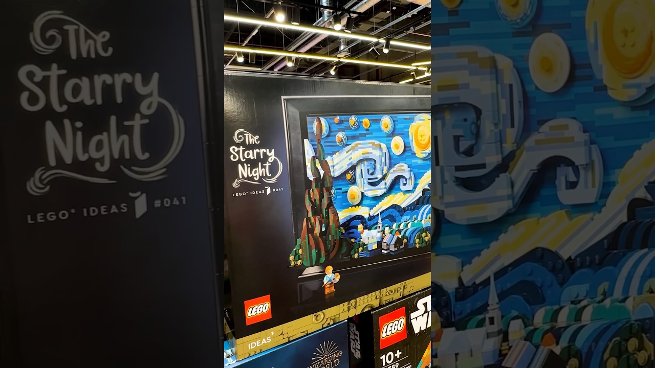 LEGO IDEAS Vincent van Gogh - The Starry Night 21333 #lego #unboxing