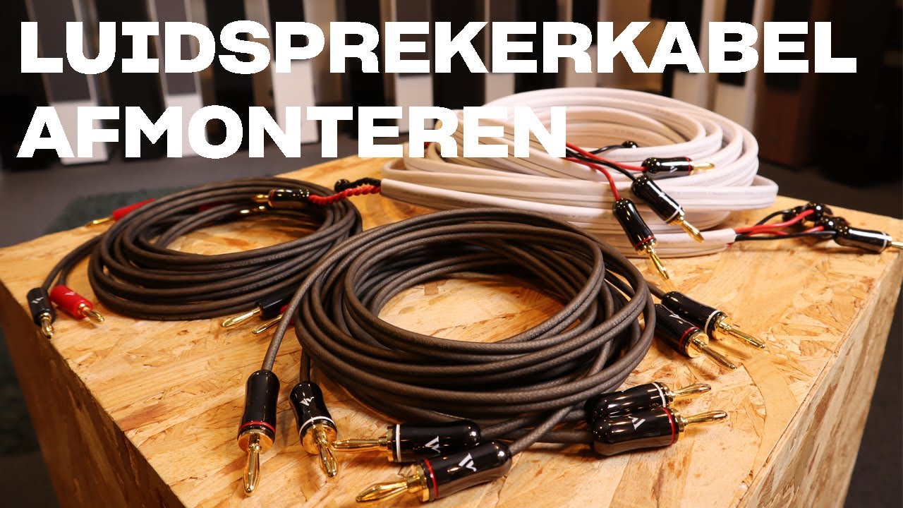 Luidsprekerkabel afmonteren - Stap voor stap
