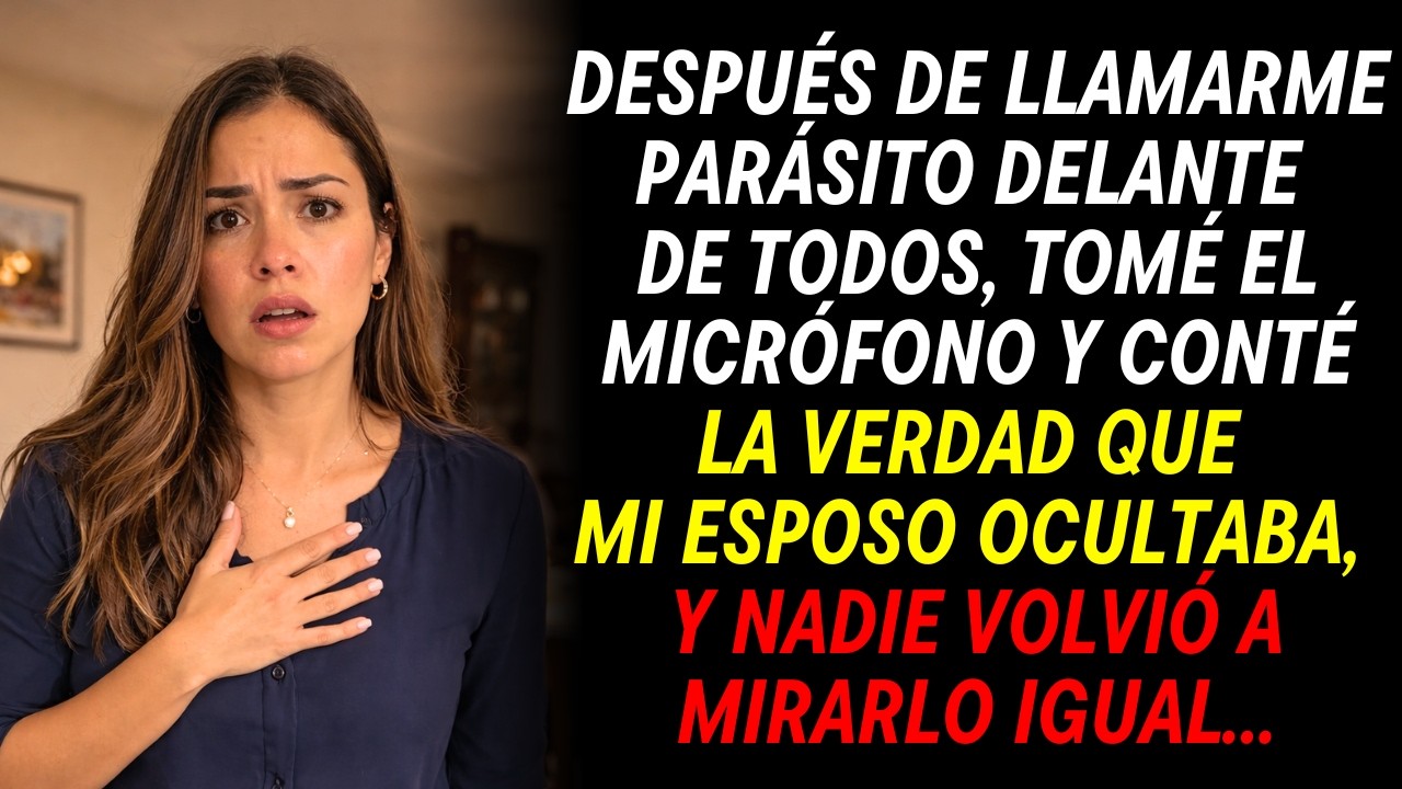 En el cumpleaños de mi hija, mi esposo me llamó parásito — no sabía la vergüenza que le esperaba…