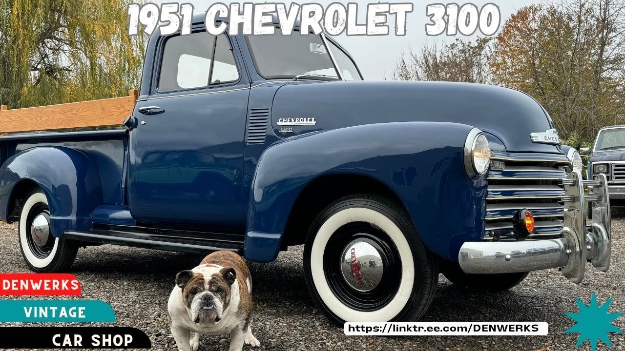 1951 Chevrolet 3100 Pickup 216 Thriftmaster - Denwerks - Bring a Trailer Auctions