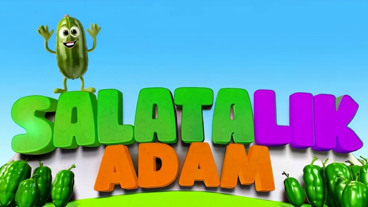 Salatalık Adam Şip Şap Şop 🎶🎵🎶Eğlenceli &Ccedil;ocuk Şarkıları