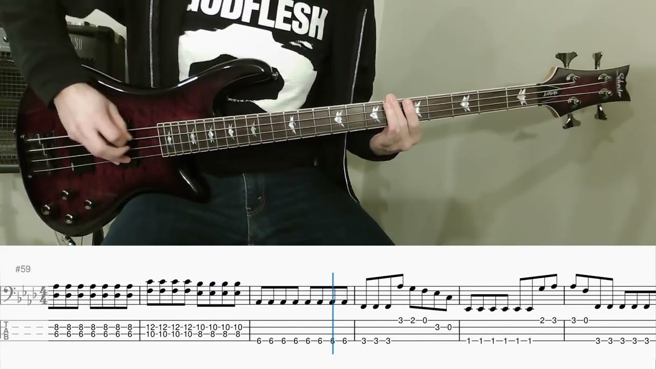 Brutus - Liar (bass cover with tab)