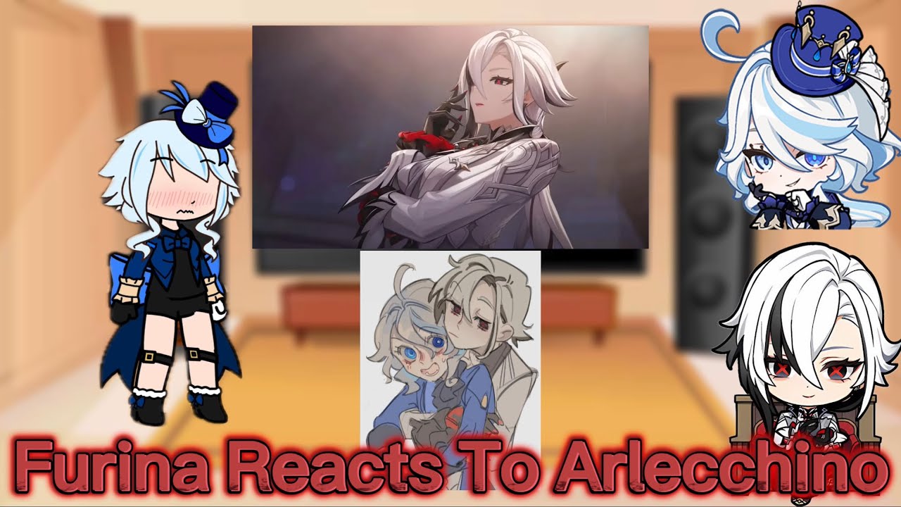 Реакция Фурины на Арлекино || Genshin Impact || Реакция Gacha.