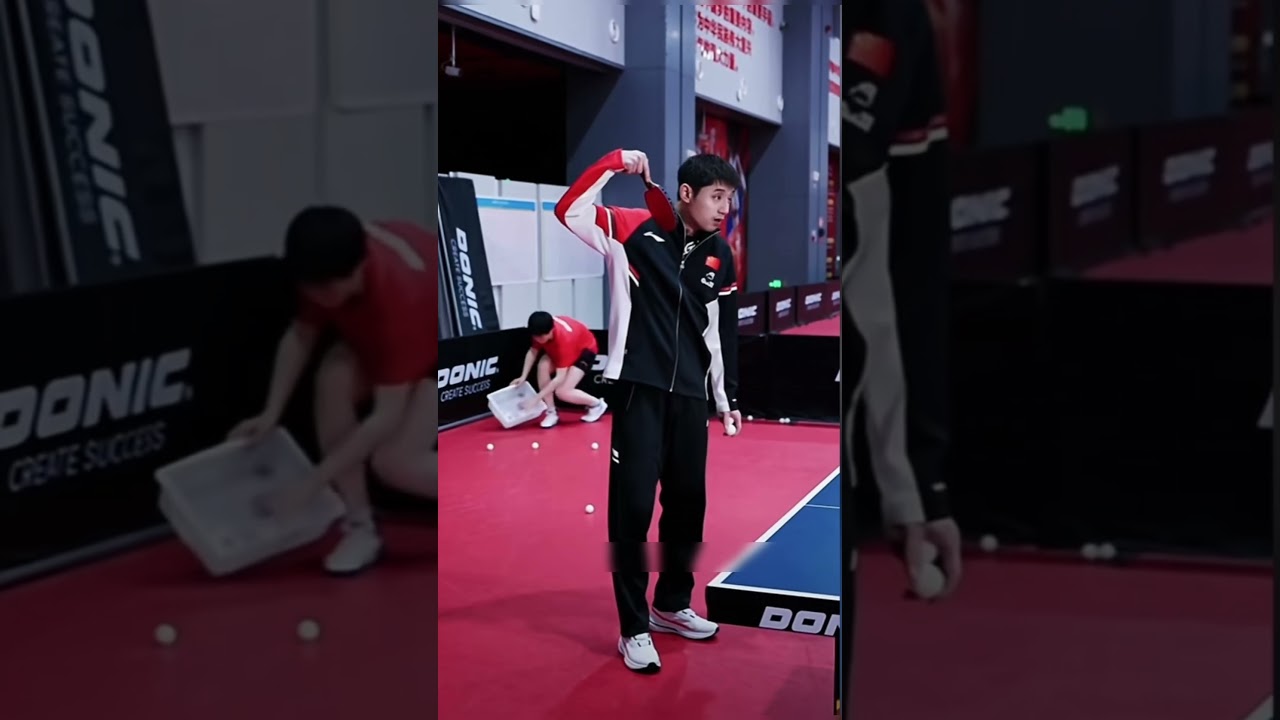 Generating power from the half of the body #tabletennis #pingpong