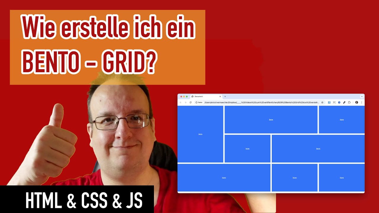 Was ist ein Bento Grid und wie mache ich es selbst? (Anleitung mit HTML und CSS)