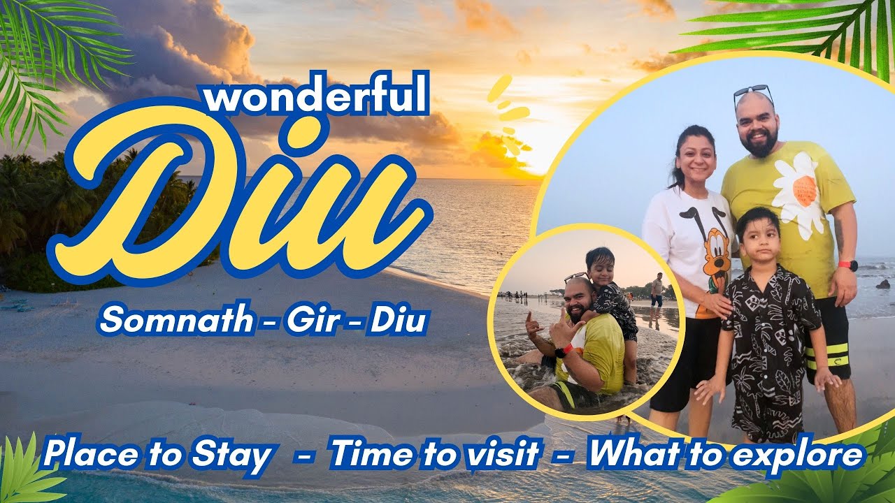 Somnath to Diu | Nagoa Beach | Diu Travel guide | Diu Tourist places | 8 Days Guj Road Trip