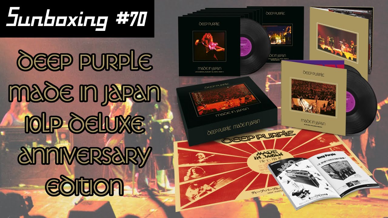 Распаковка Deep Purple — юбилейное делюкс-издание на 10 пластинок, сделанное в Японии (Sunboxing ...