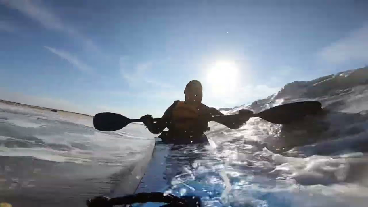 Surf Kayak Gilgo 4x4 Beach Early July Surf Session with @GilgoKayaker. Babylon, Long Island, NY