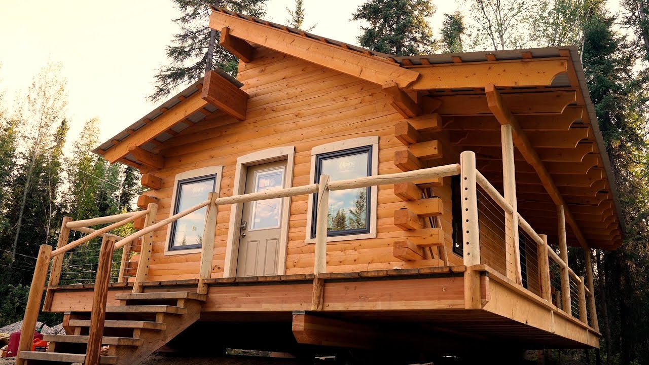 HOW TO BUILD an ALASKAN Log Cabin - Ep 15