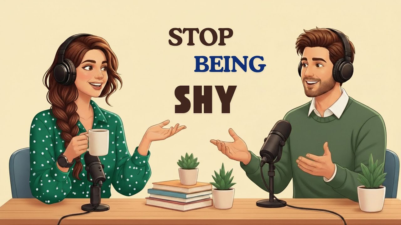 English Podcast For Speaking Practice | Stop Being Shy When Speaking English | Speak Confidently