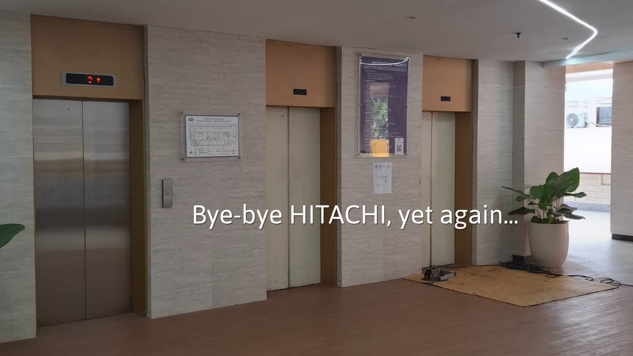 Brand New Mitsubishi Elevator - Universitas Trisakti, Jakarta (Building K)